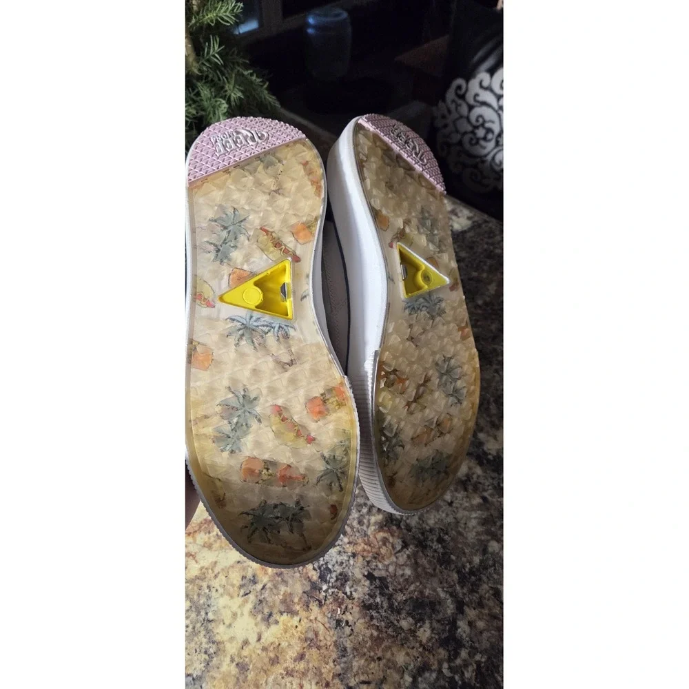 REEF OnShore Pines TurnDog Leather Shoes  Golf Mens 11 , Bottle Opener, Read